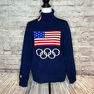 Polo Ralph Lauren Beijing 2022 Team USA Olympic Unisex Sweater Size L